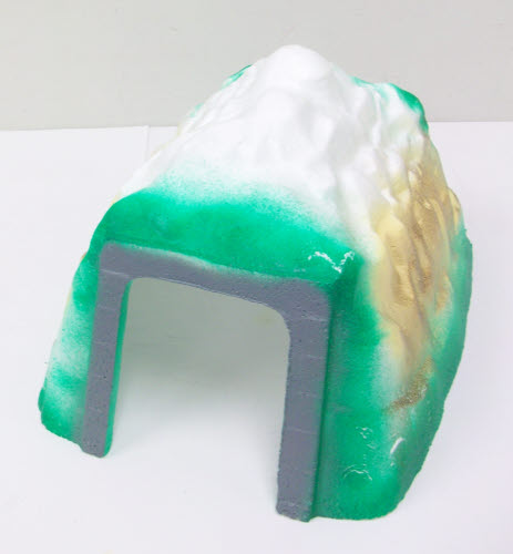 Life Like 1301 O Scale Small Styrofoaml Straight Tunnel