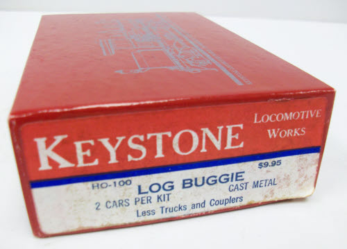 Keystone Locomotive HO-100 HO Log Buggie (2)
