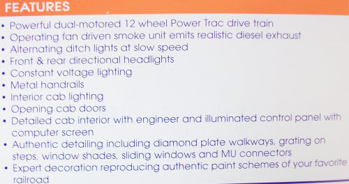 USA Trains R22605 G Burlington Northern Santa Fe EMD SD70 MAC Diesel Loco #9839