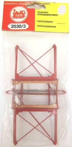 LGB 2030/3 G Red Pantograph