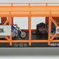 MTH 30-76329 Harley Davidson Auto Carrier w/4 Bikes