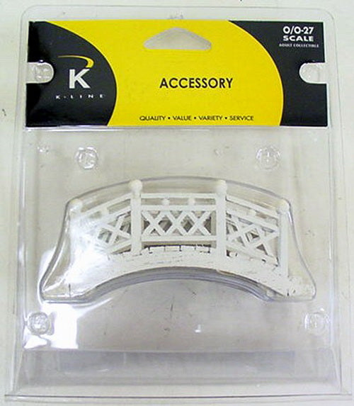 K-Line K418303 O/O27 Scale White Foot Bridge