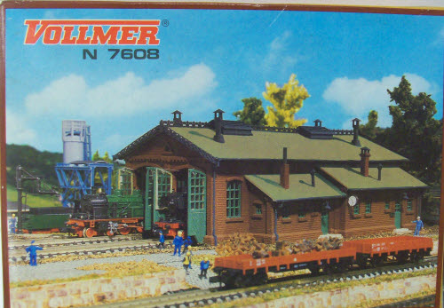 Vollmer 7608 Engine shed double track