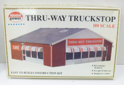 Model Power 607 HO Thru-Way Truckstop Building Kit
