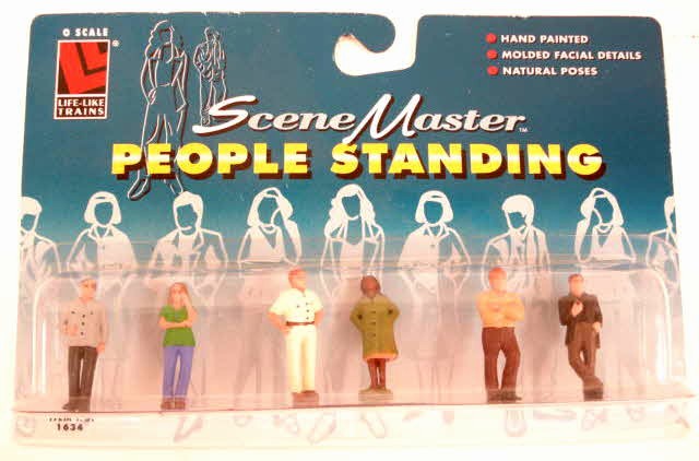 Life Like 1634 O Standing People Figures (Set of 6)