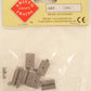 Aristo-Craft 11904 G Silver Plated Rail Locks (Pack of 6)