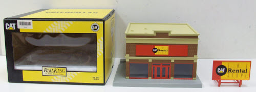 MTH 30-90127 O Gauge Caterpillar™ Rental Store