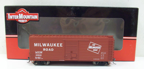 InterMountain 48502-04 HO Scale Milwaukee Road Box Car #23506