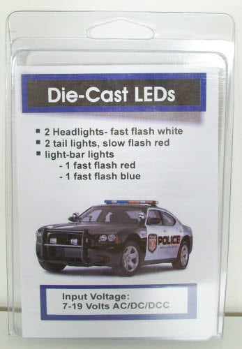 Evan Designs PSL18 Die-Cast Police Car LED Lights