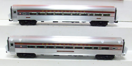 Lionel 6-25455 O Gauge Pennsylvania Congressional 18" Aluminum Passenger Car Set