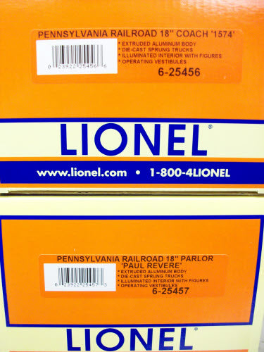 Lionel 6-25455 O Gauge Pennsylvania Congressional 18