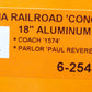 Lionel 6-25455 O Gauge Pennsylvania Congressional 18" Aluminum Passenger Car Set