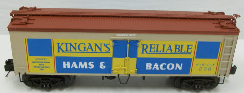 MTH 20-94302 Kingan's Reliable 36' Wood Reefer #236