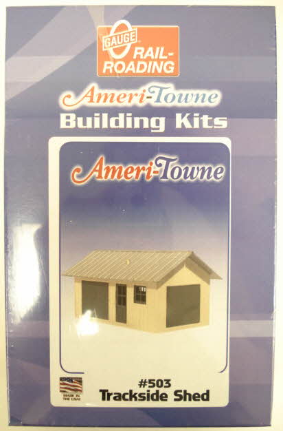 OGR 503 O Gauge Ameri-Towne Trackside Shed Building Kit