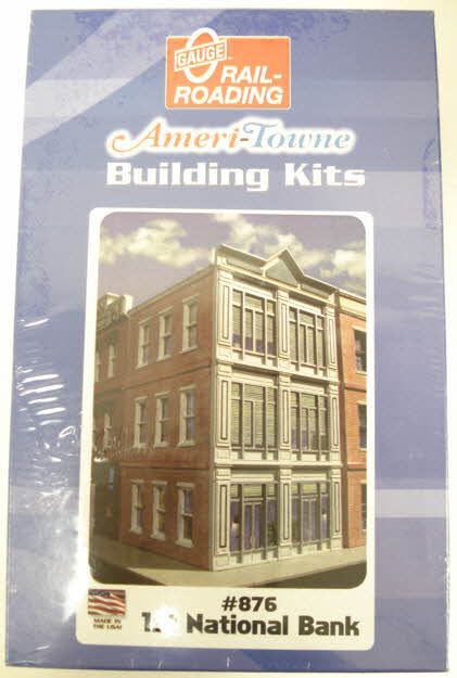 Ameri-Towne 876 O Gauge OGR 1st National Bank Building Kit