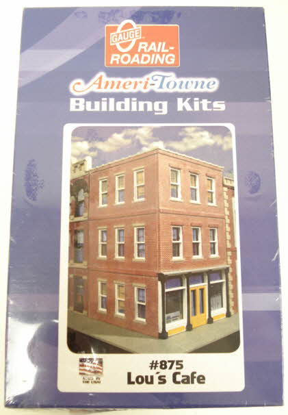 OGR 875 O Ameritowne Lou's Cafe Building Kit