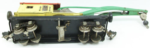Lionel 2810 Vintage O Prewar Yellow/Red Crane Car