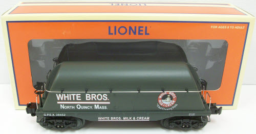 Lionel 6-39452 O Gauge White Bros. Flatcar with Milk Container