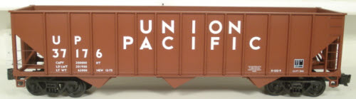 Aristo-Craft 41406 Union Pacific 100 Ton Coal Hopper #37176 - Metal Wheels