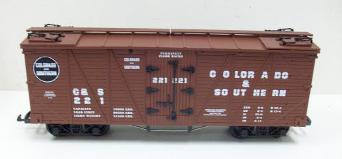 USA Trains 15011 G Colorado & Southern Outside Braced Wood Reefer