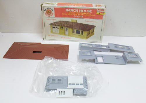 Bachmann 1934 O Plasticville Ranch House Classic Building Kit