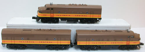 MTH 30-2775-1 Illinois Central F-3 ABA Diesel Engine Set w/PS 2.0 #2345