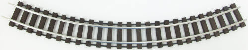 Gargraves 42-402-SW S Gauge Stainless 42" Curve Wood Tie Sectional Track