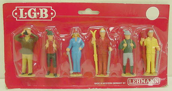 LGB 5046 Ski Figures (Set of 6)