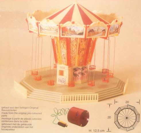 Faller B-315 HO Chairoplane Carosuel Building Kit