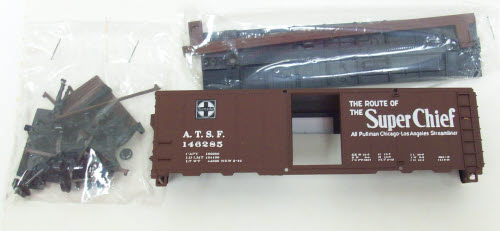 Mantua 734-01 HO Scale A.T.S.F. Box Car Kit