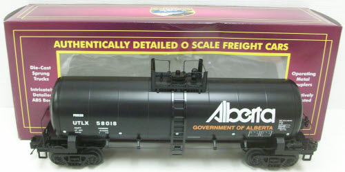 MTH 20-96183 O Government of Alberta Tank Car #58018