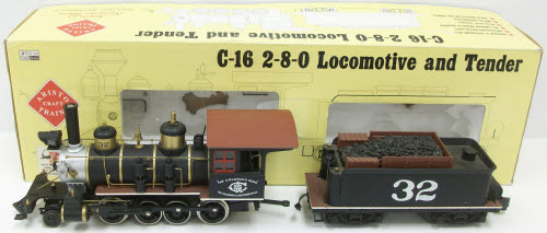 Aristo-Craft 80101 G Colorado And Southern C-16 2-8-0 Steam Locomotive & Tender