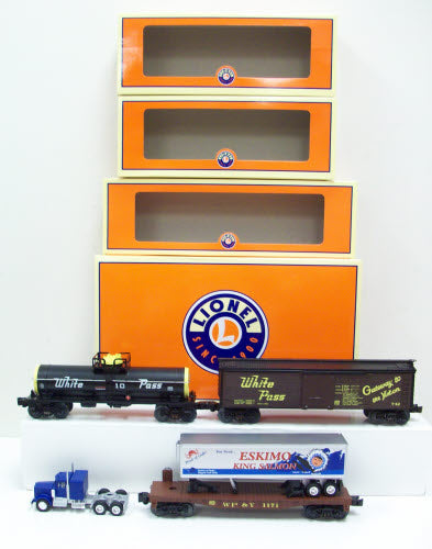 Lionel 6-31793 White Pass & Yukon Freight Car 3-Pack