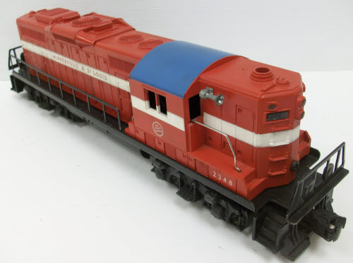 Lionel 2348 Vintage O Minneapolis & St. Louis GP-9 Diesel Locomotive