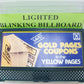 T&C 2602-54 Yellow Pages Lighted Blinking Billboard