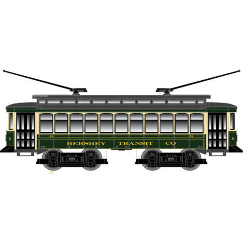 Atlas 1009104 Hershey Transit Co. O Gauge Trolley Set