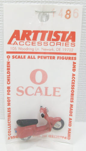 Arttista 1486 O Scale Pewter Scooter