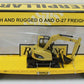 MTH 30-76299 OCaterpillar Flat Car w/CAT CR Hydraulic Excavator Load V2 #308C