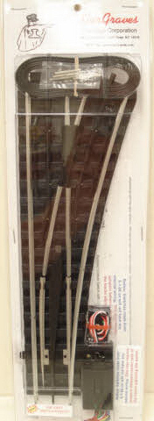 Gargraves 1143 O Scale O72 "Phantom" Right Hand Remote Control Switch Turnout
