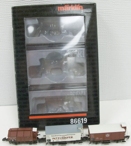 Marklin 86619 Z Royal Prussian State Railroad KPEV Freight Car Set (Set of 3)