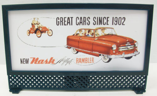 T&C 2602-39 Nash/Rambler Car O-Scale Lighted Billboard