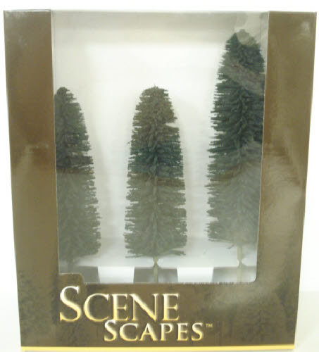 Bachmann 32205 O Scene Scapes 8"-10" Cedar Trees (Set of 3)