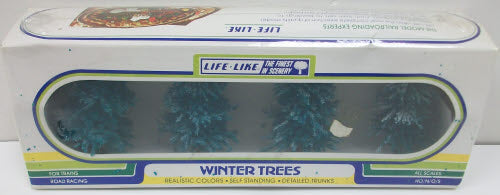Life Like 1012 Winter Trees (Pack of 4)