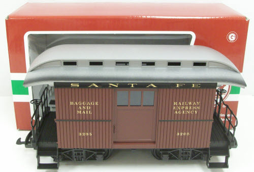 LGB 32050 G Scale Santa Fe Baggage Car
