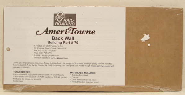 OGR 70 O Ameri-Towne Rear Wall
