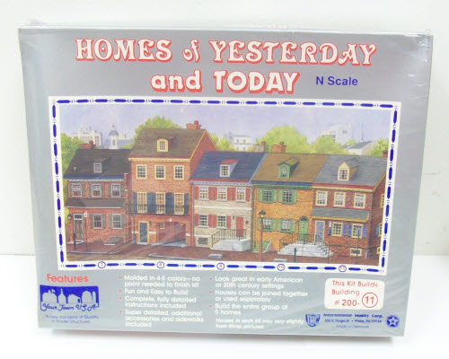 IHC 200-11 N Scale The Baldwin House Homes of Yesterday Model Building Kit