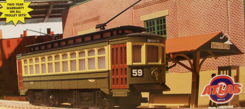 Atlas 1009106 Industrial Rail Philadelphia O Gauge Trolley Set – Trainz