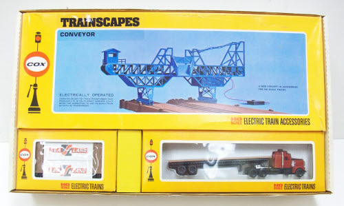 Cox 6083 HO Scale Trainscapes Dockside Cargo and Conveyor Set