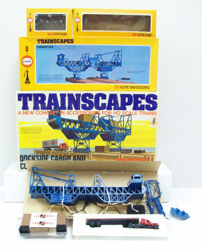 Cox 6083 HO Scale Trainscapes Dockside Cargo and Conveyor Set