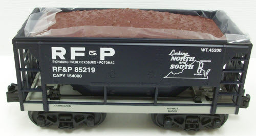 MTH 30-75317 O Gauge Richmond Fredericksburg & Potomac Ore Car w/Ore Load